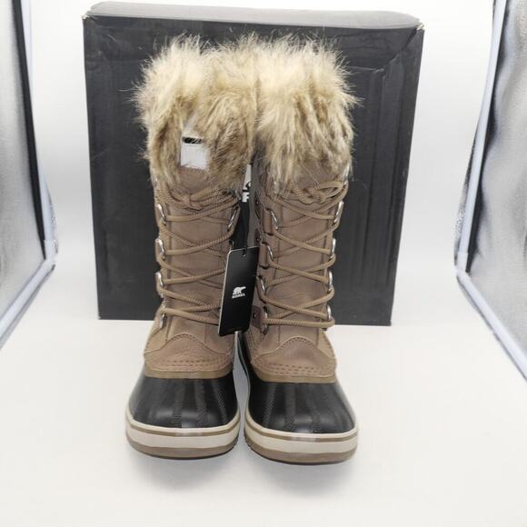 NEW Sorel Women's 7.5 Joan of Artic Snow Boots Waterproof Khaki Brown - Picture 8 of 10